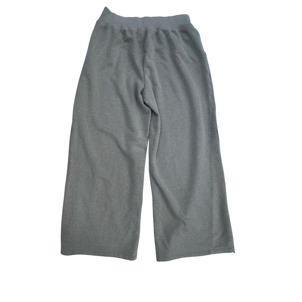 Aerie Wide Leg Sweatpants Tan Waistband Lounge Pants L NEW